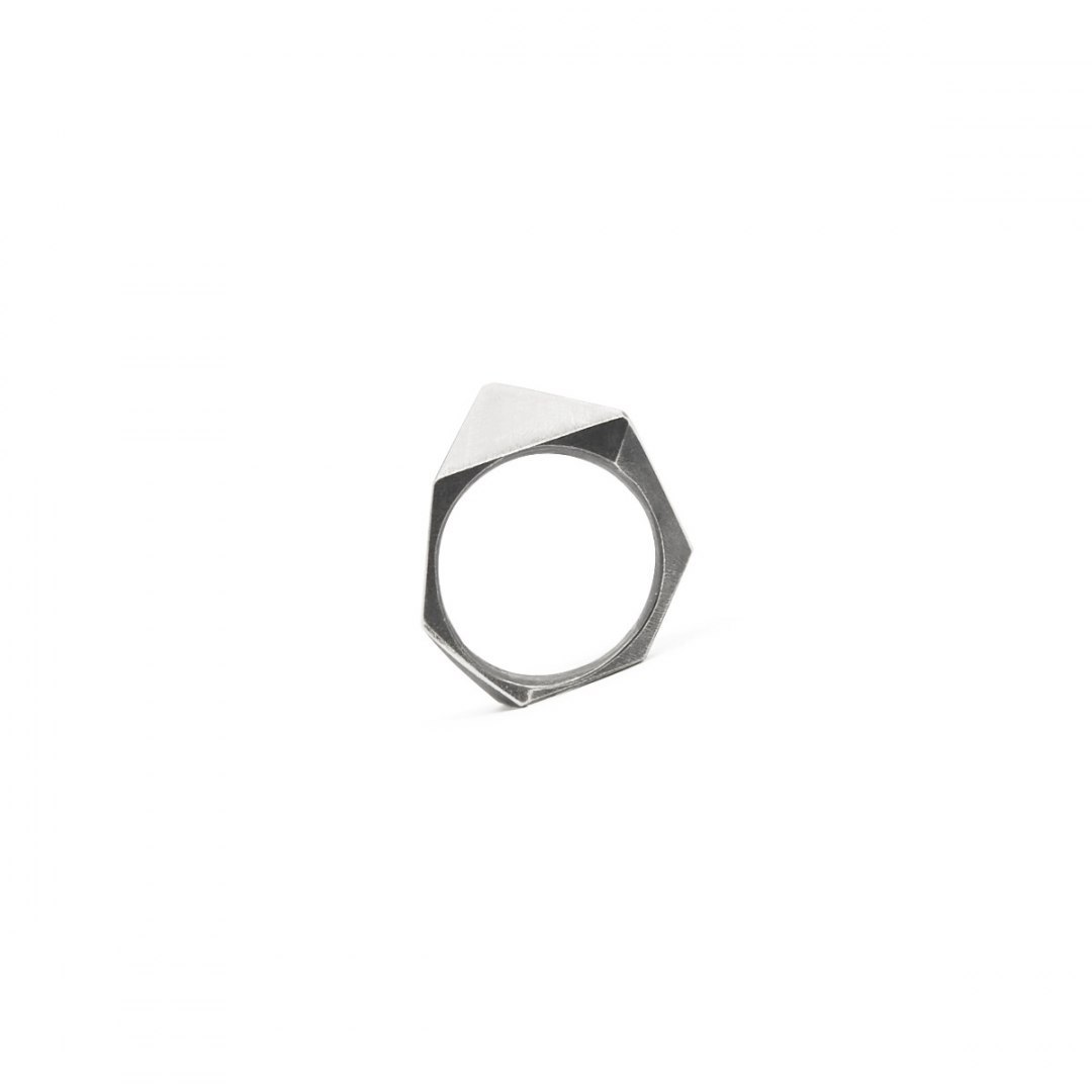 ONE EDGE Classic / BLACK SILVER RING ONE EDGE Classic / BLACK SILVER RING