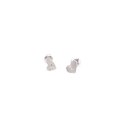 LANE little heart / recycled silver earrings