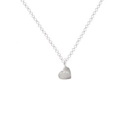 LANE little heart / recycled silver necklace