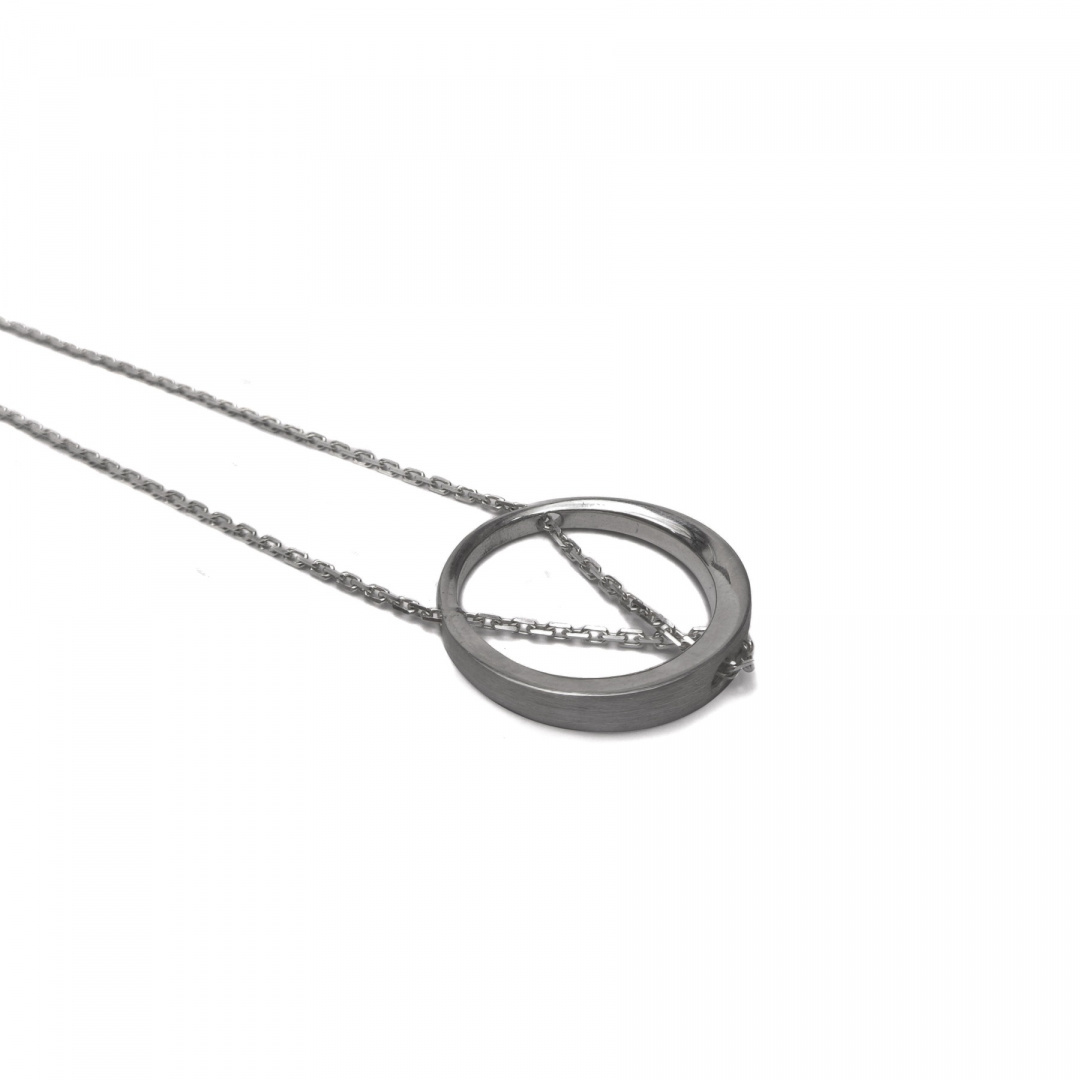MINIMAL BIG necklace / black silver MINIMAL BIG necklace / black silver
