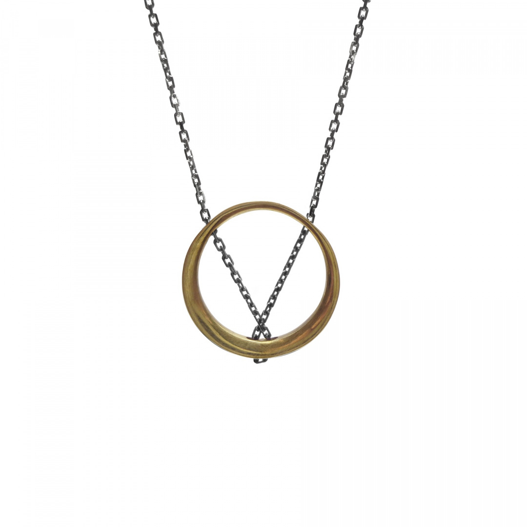 MINIMAL BIG necklace / brass MINIMAL BIG necklace / brass