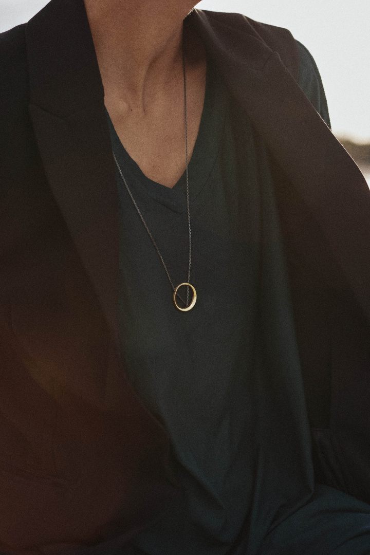 MINIMAL BIG necklace / brass MINIMAL BIG necklace / brass