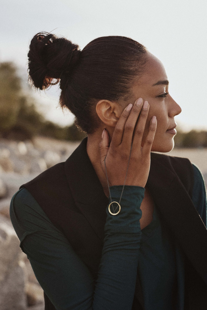 MINIMAL BIG necklace / brass MINIMAL BIG necklace / brass