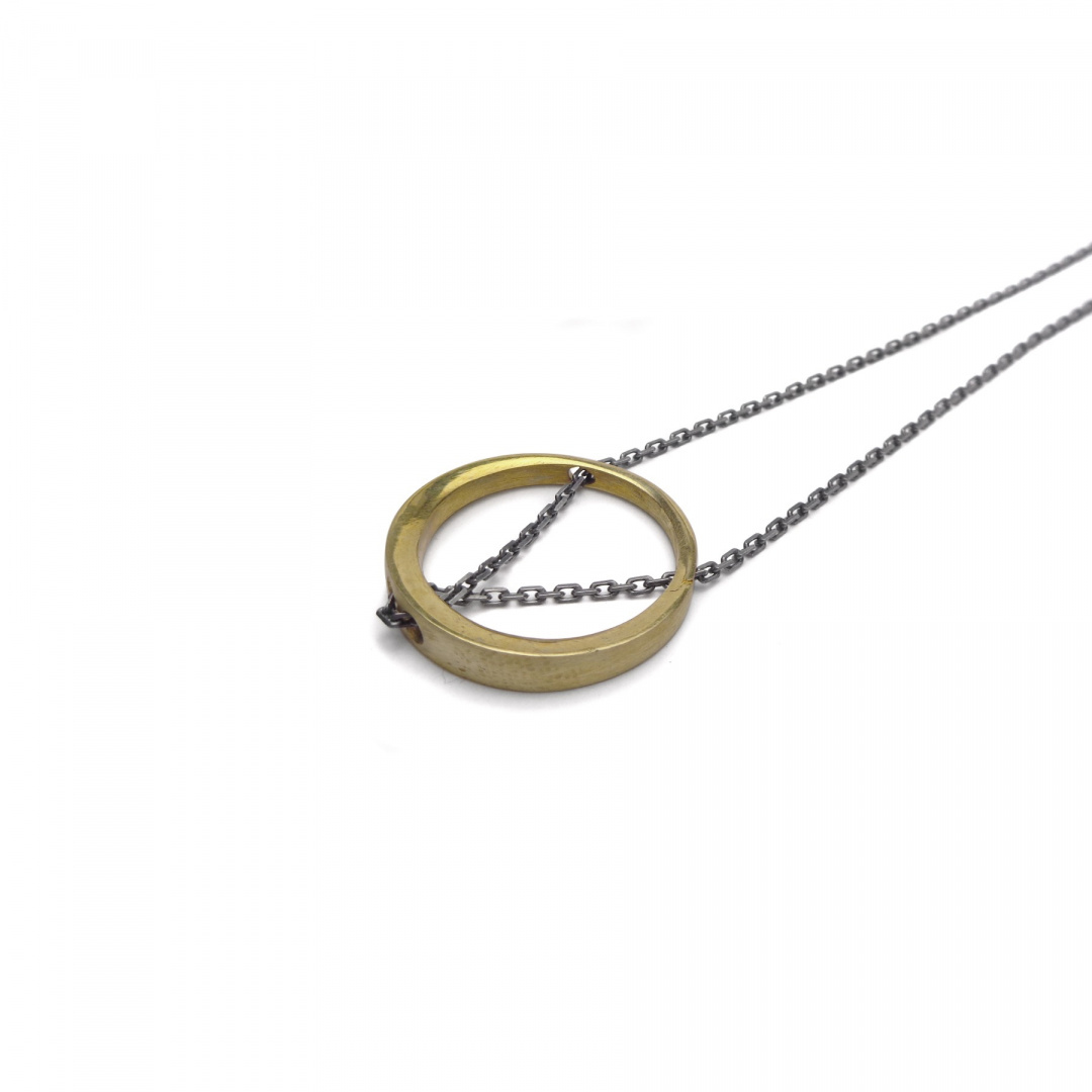 MINIMAL BIG necklace / brass MINIMAL BIG necklace / brass