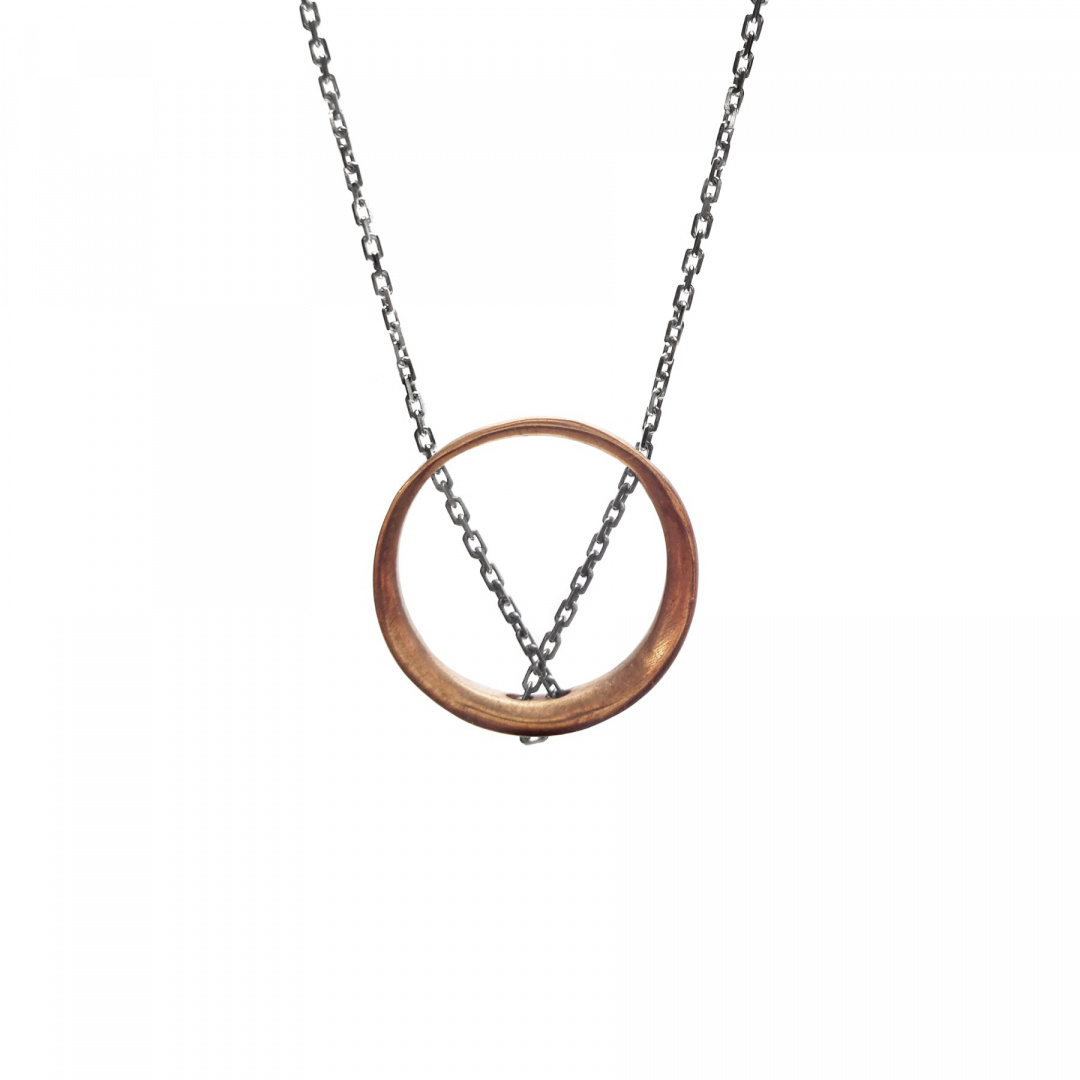 MINIMAL BIG necklace / copper