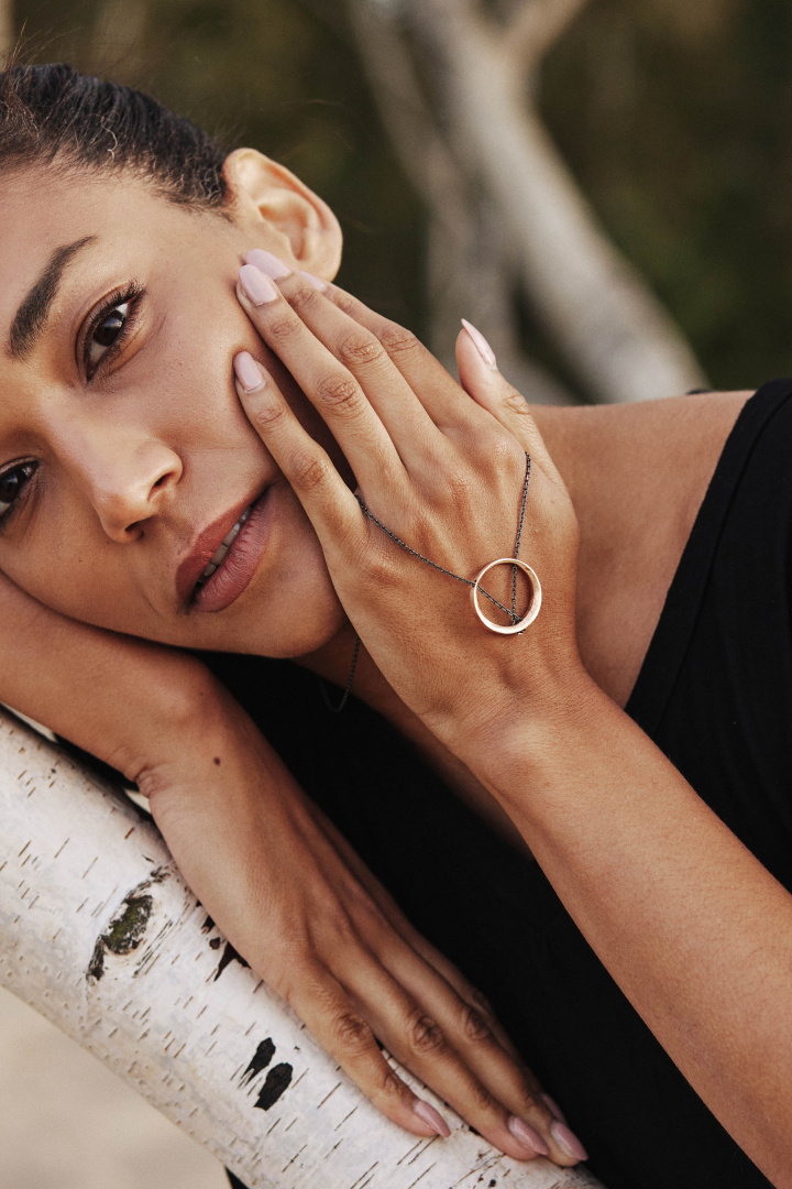 MINIMAL BIG necklace / copper MINIMAL BIG necklace / copper