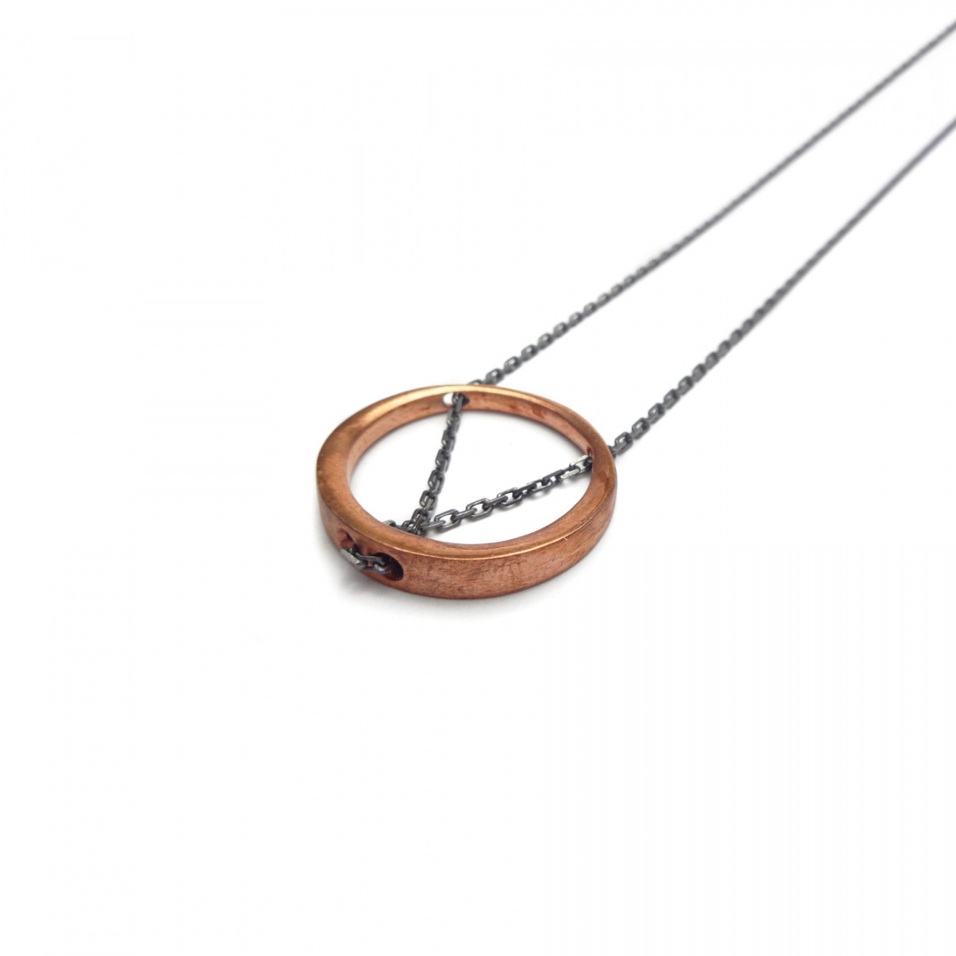 MINIMAL BIG necklace / copper MINIMAL BIG necklace / copper