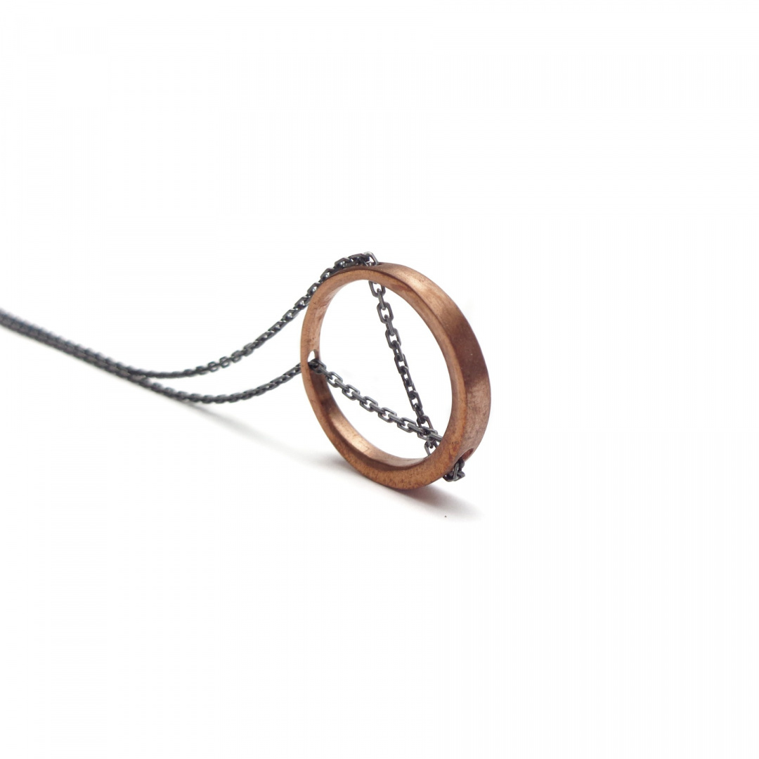 MINIMAL BIG necklace / copper MINIMAL BIG necklace / copper