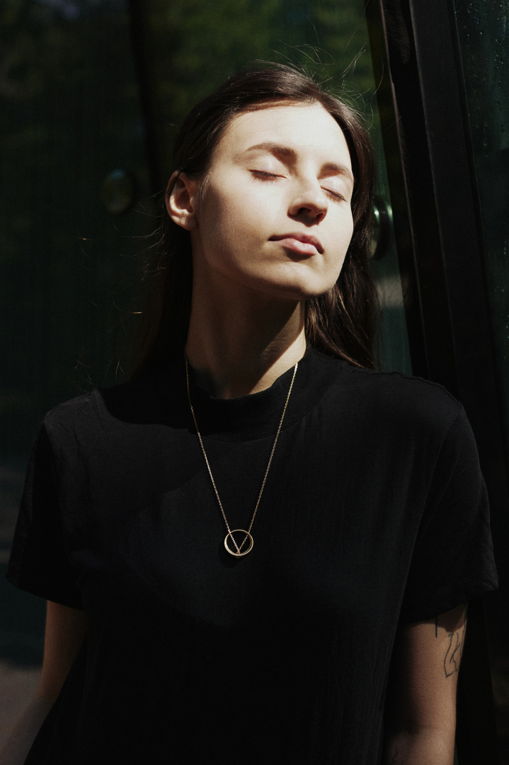 MINIMAL BIG necklace / gold MINIMAL BIG necklace / gold