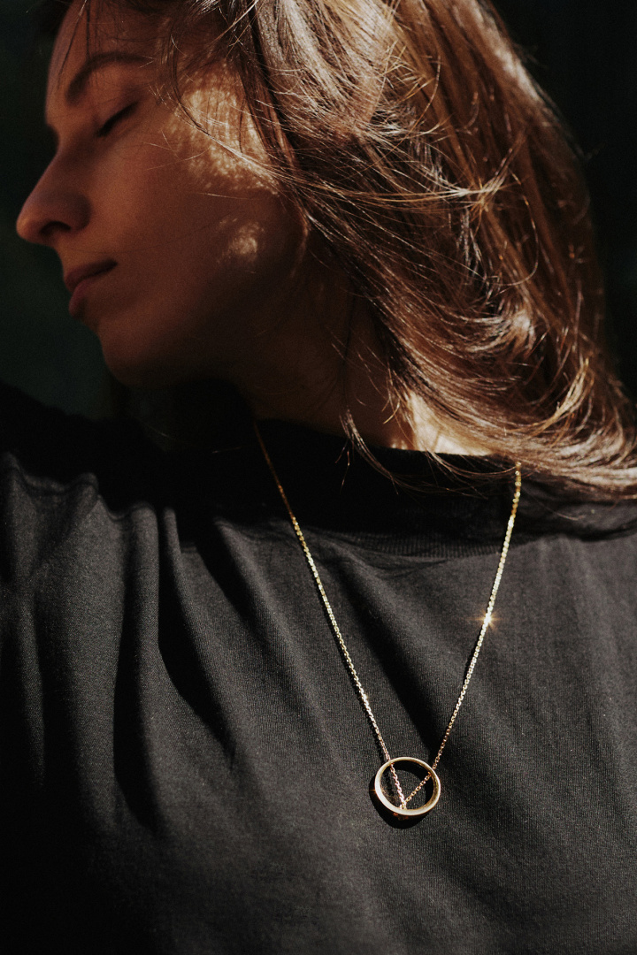 MINIMAL BIG necklace / gold MINIMAL BIG necklace / gold