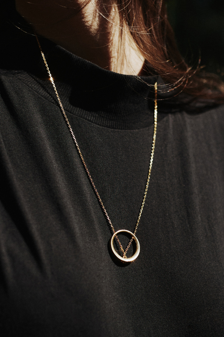 MINIMAL BIG necklace / gold MINIMAL BIG necklace / gold