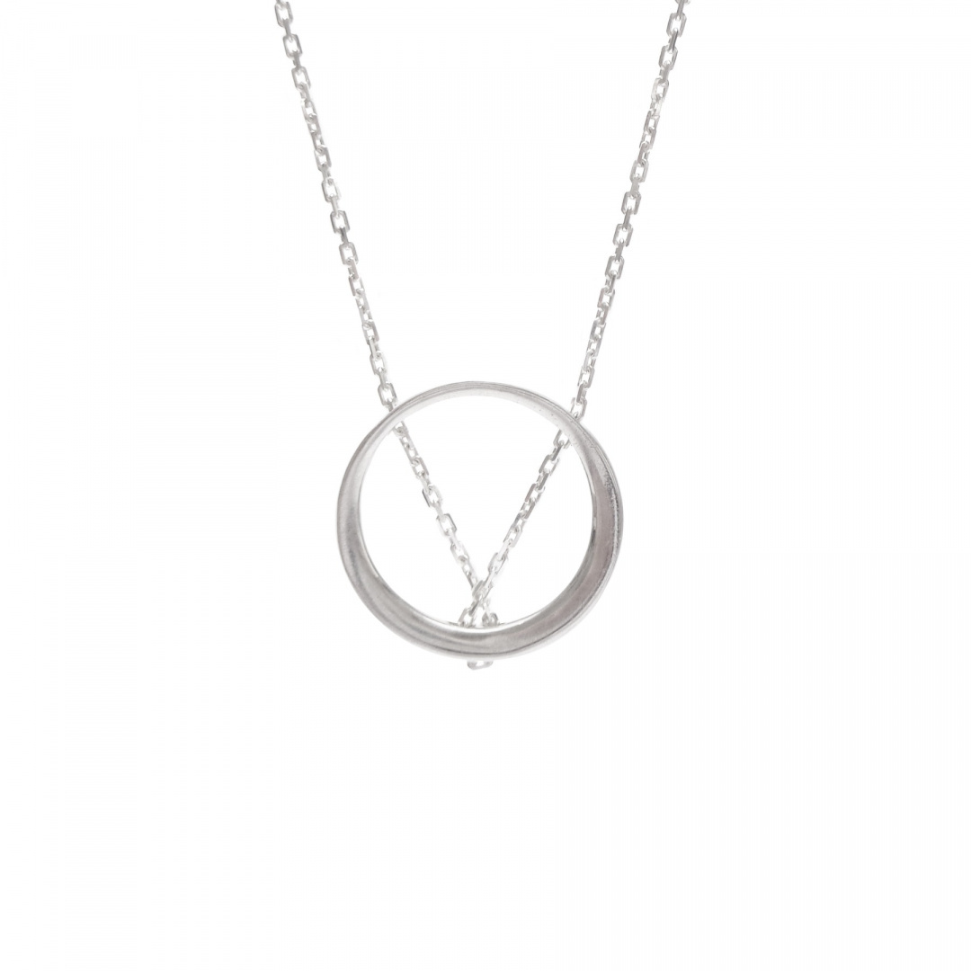 MINIMAL BIG necklace / silver MINIMAL BIG necklace / silver