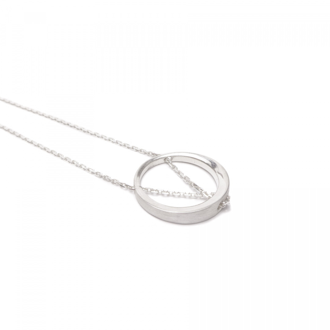 MINIMAL BIG necklace / silver MINIMAL BIG necklace / silver