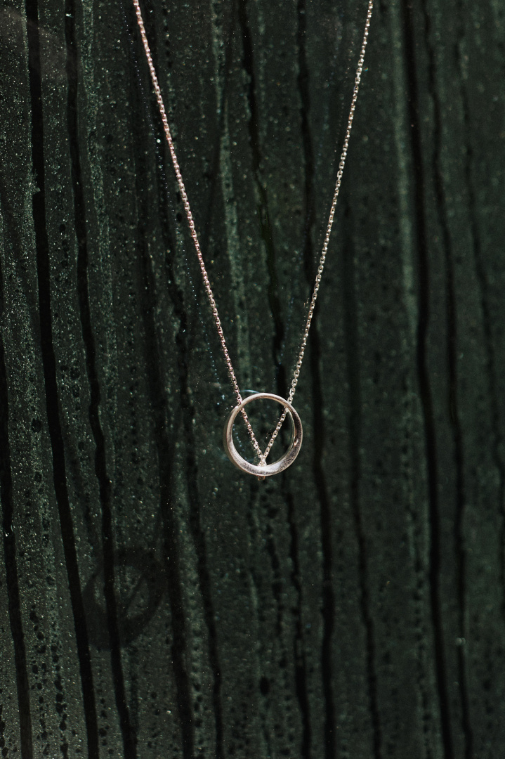 MINIMAL BIG necklace / silver MINIMAL BIG necklace / silver