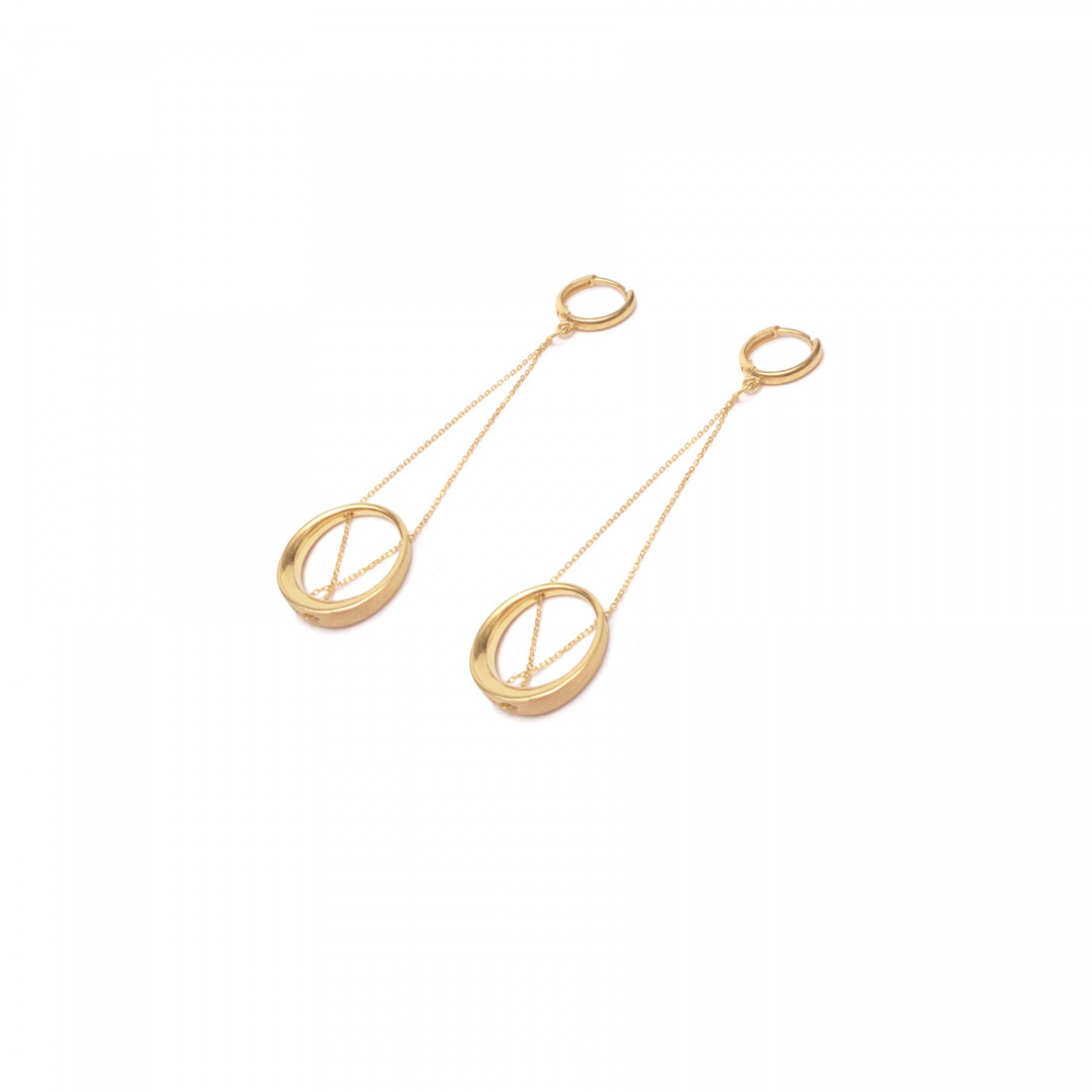 MINIMAL earrings MAXI / gold MINIMAL earrings MAXI / gold