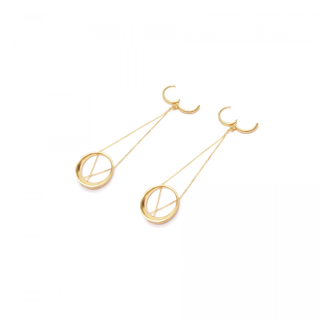 MINIMAL earrings MAXI / gold MINIMAL earrings MAXI / gold