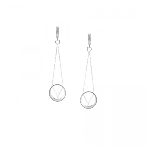 MINIMAL earrings MAXI / silver