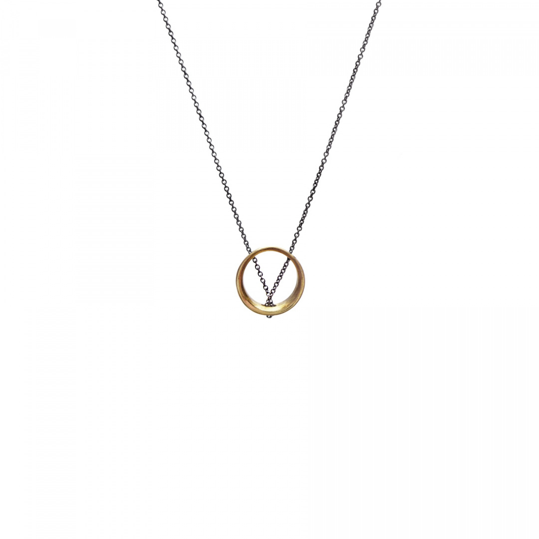 MINIMAL mini necklace / brass