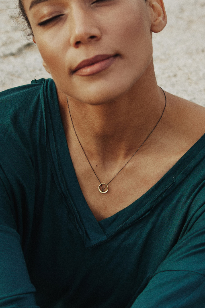 MINIMAL mini necklace / brass MINIMAL mini necklace / brass