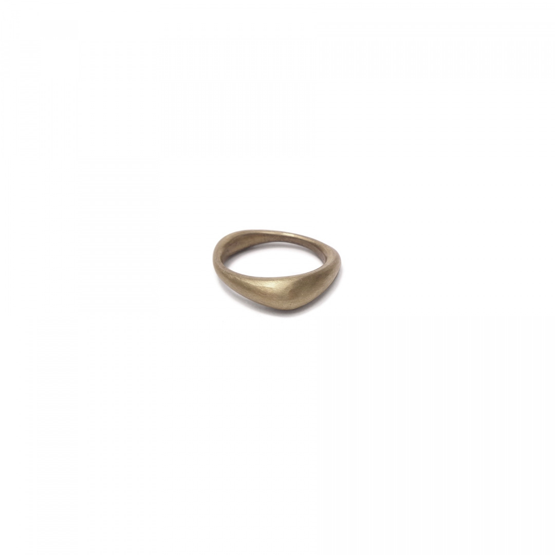 SMOOTH / satin brass ring SMOOTH / satin brass ring