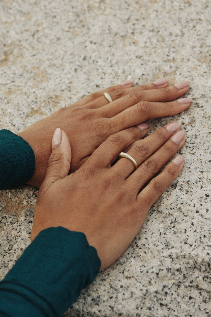 SMOOTH / satin brass ring SMOOTH / satin brass ring