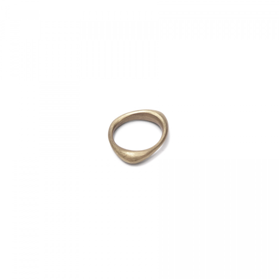 SMOOTH / satin brass ring SMOOTH / satin brass ring