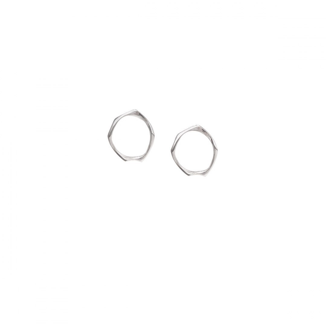 WAVES Circle / silver earrings WAVES Circle / silver earrings
