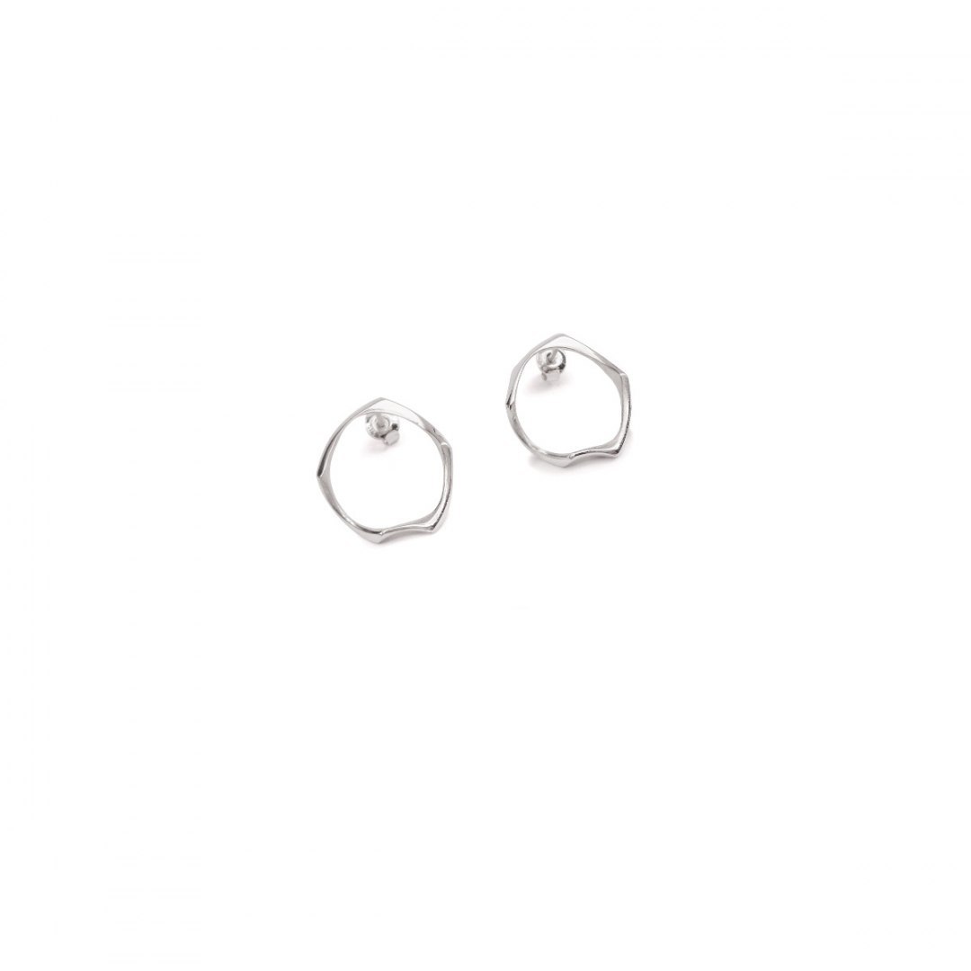 WAVES Circle / silver earrings WAVES Circle / silver earrings