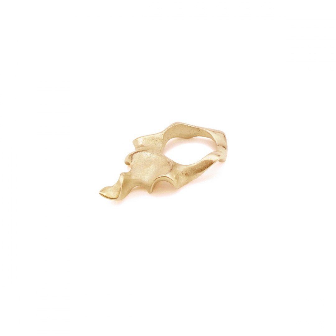 WAVES / Gold ring and necklace WAVES / Gold ring and necklace