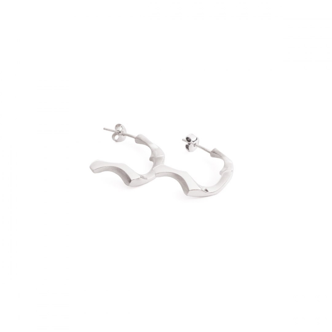 WAVES Semicircle / silver earrings WAVES Semicircle / silver earrings