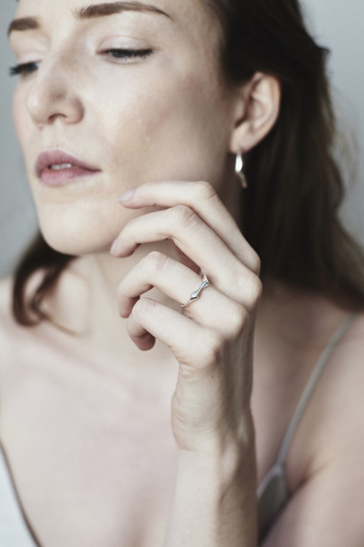 WAVES Semicircle / silver earrings WAVES Semicircle / silver earrings