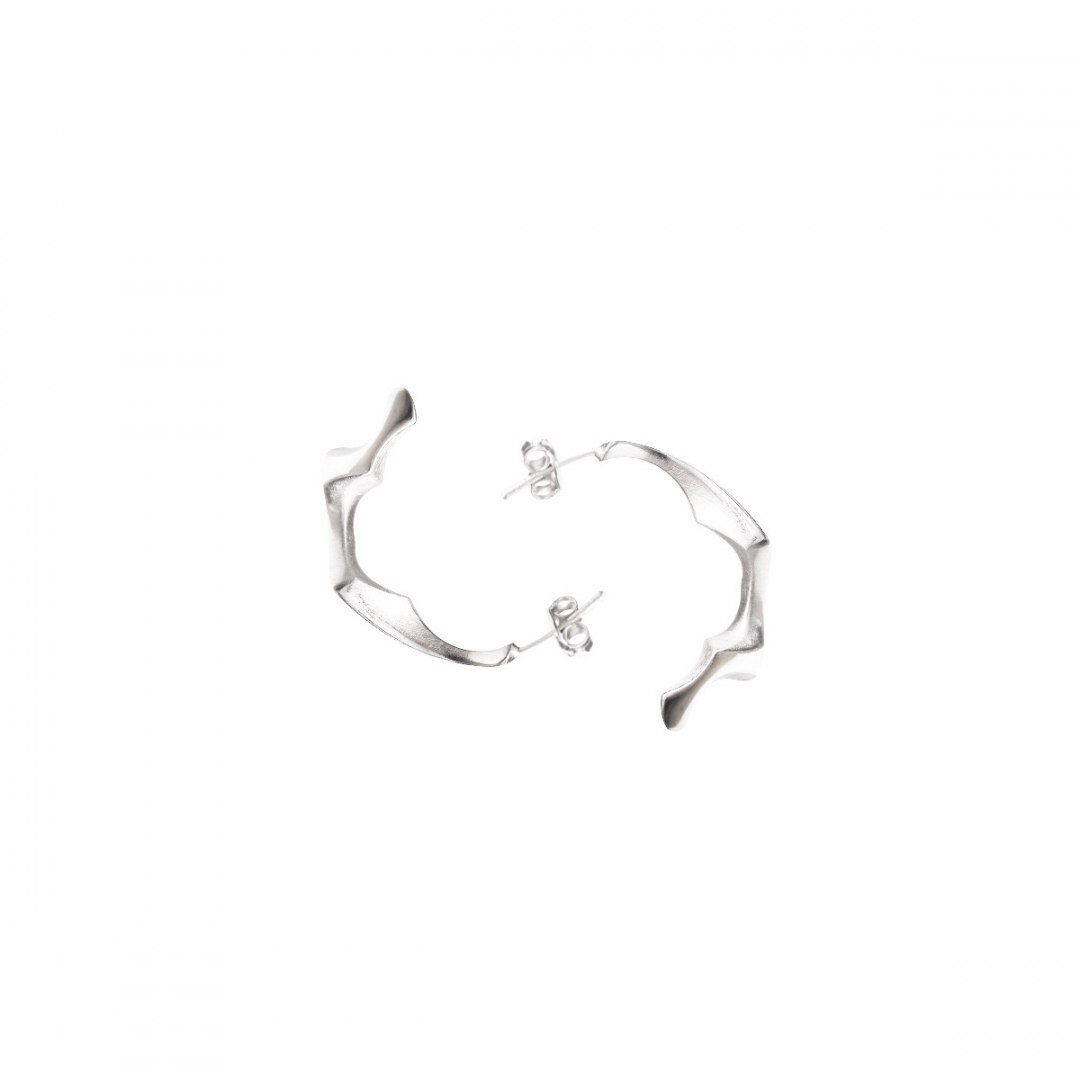 WAVES Semicircle / silver earrings WAVES Semicircle / silver earrings