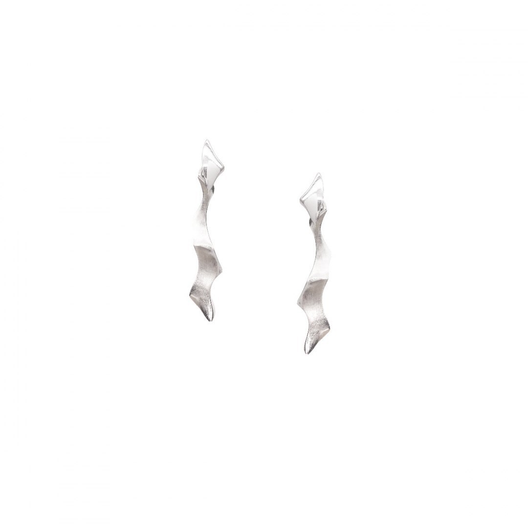 WAVES Straight / silver earrings WAVES Straight / silver earrings
