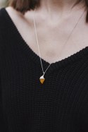 WAVES amber / silver necklace