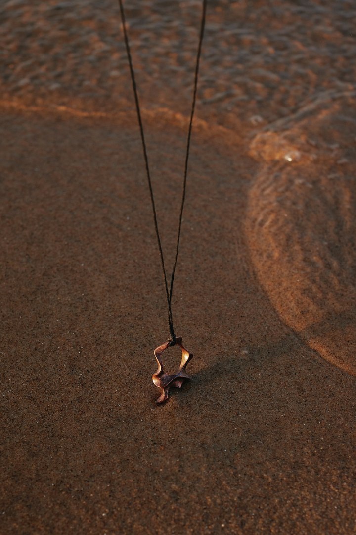 WAVES / copper ring and necklace WAVES / copper ring and necklace