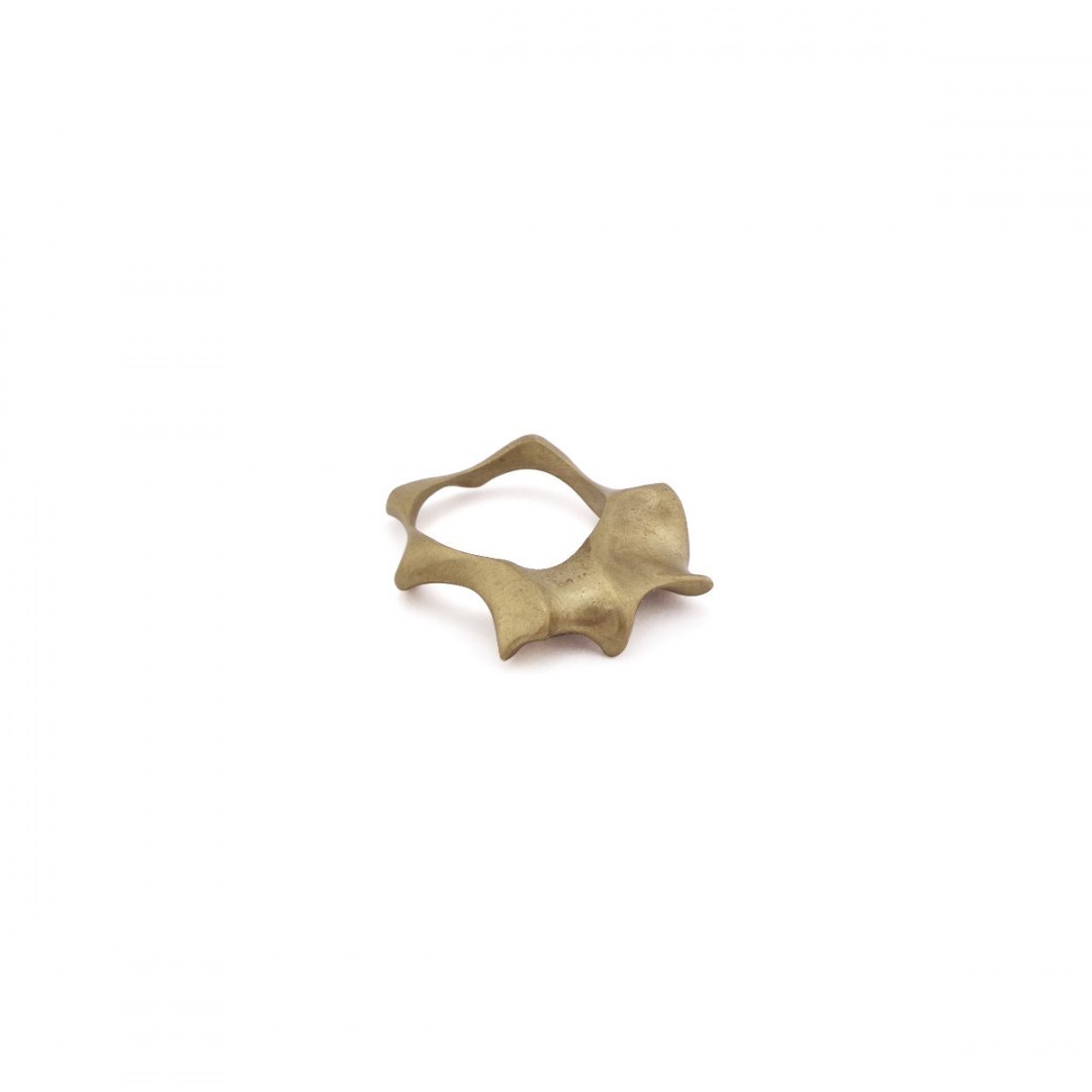 WAVES maxi / brass ring